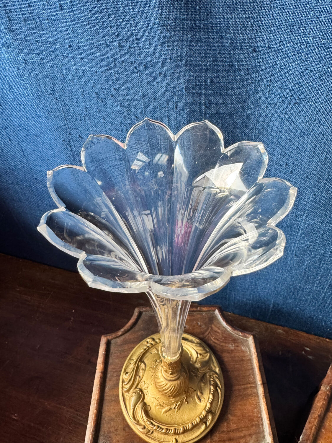 Pair of tulip-shaped flower vases – Napoléon III period