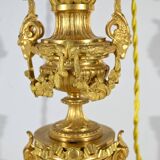 Lampe en Bronze Doré, époque Napoléon III – Milieu XIXe