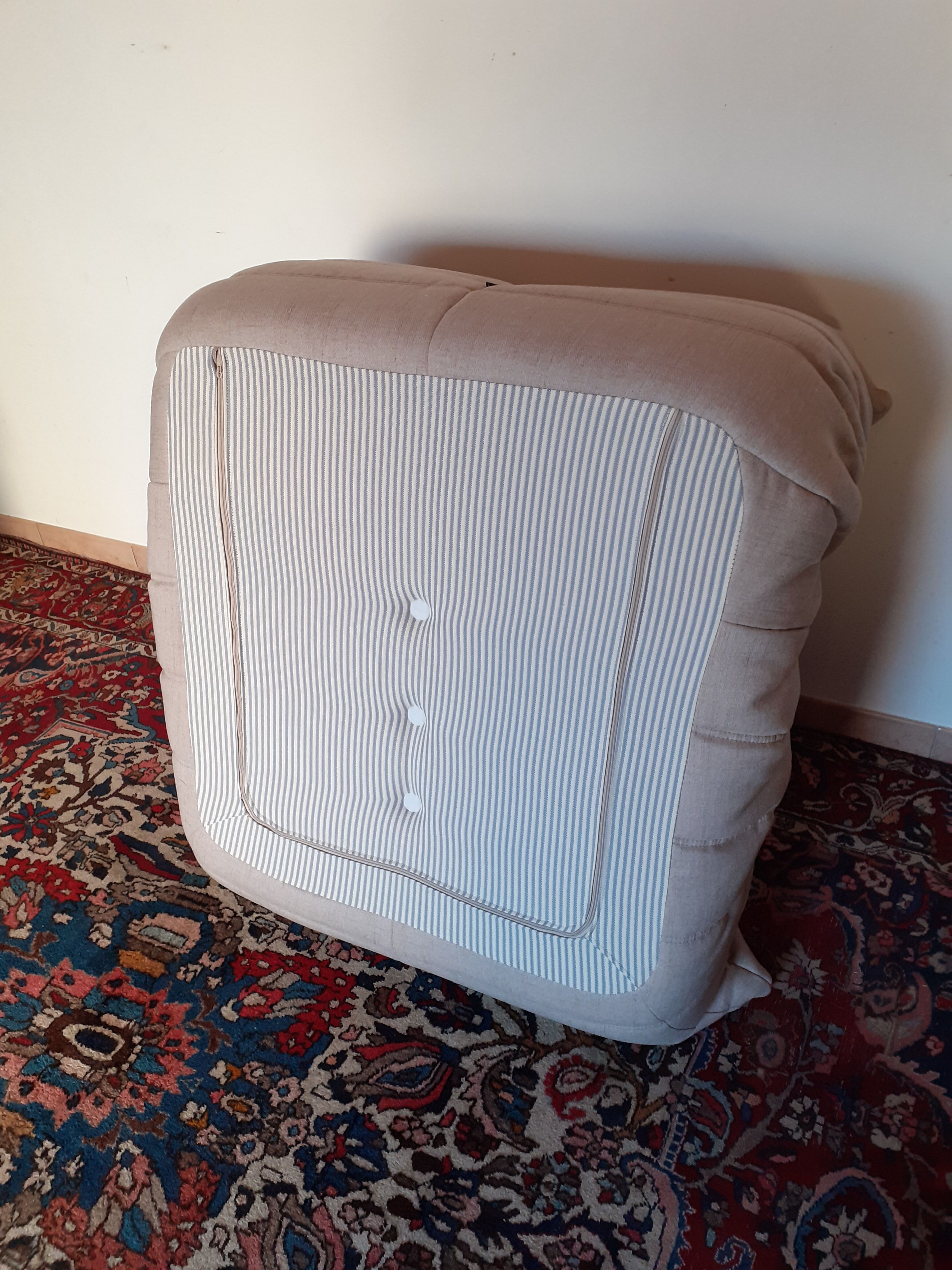 Two corner chairs Togo by Michel Ducaroy