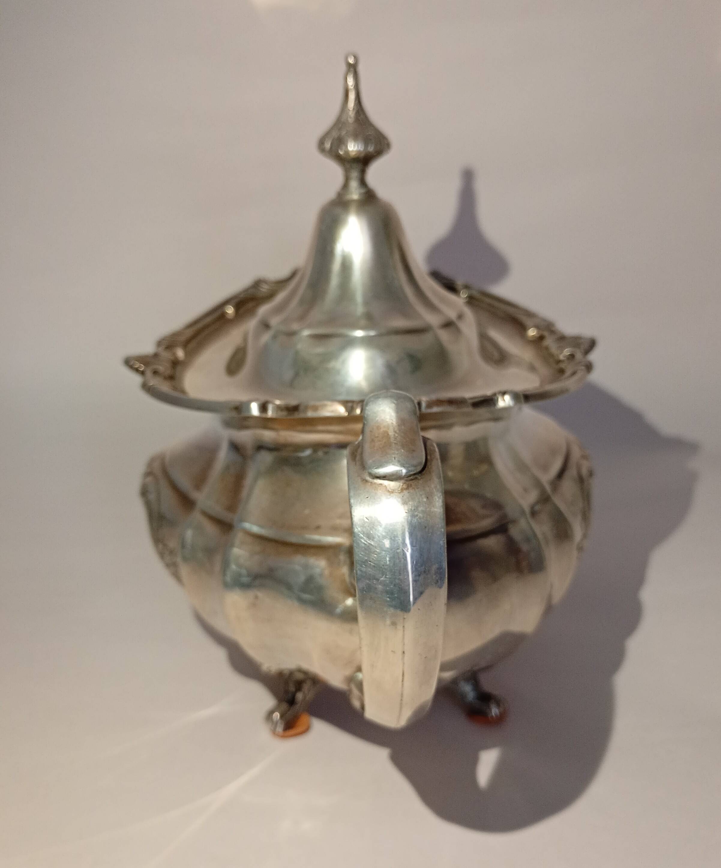 Reed & Barton Solid Sterling Silver Sugar Bowl & Creamer 790 grams