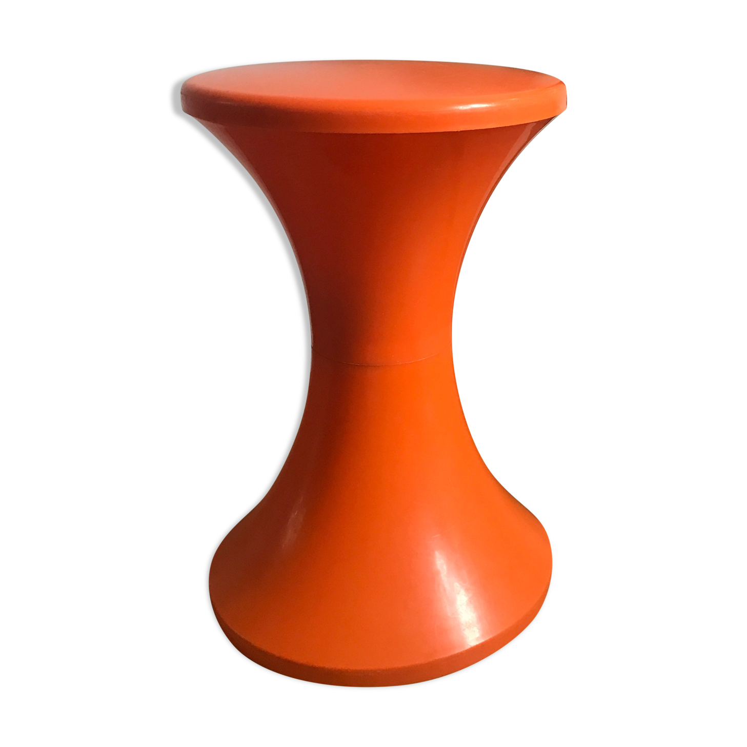 Vintage stool tam tam orange by Stamp