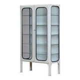 Glass & Iron Medical Cabinet, 1970s