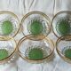 Lot 6 coupelles à dessert en verre vintage