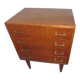 Small Vintage Chest of Drawers from the 50s/60s - Compass Legs - 4 Drawers