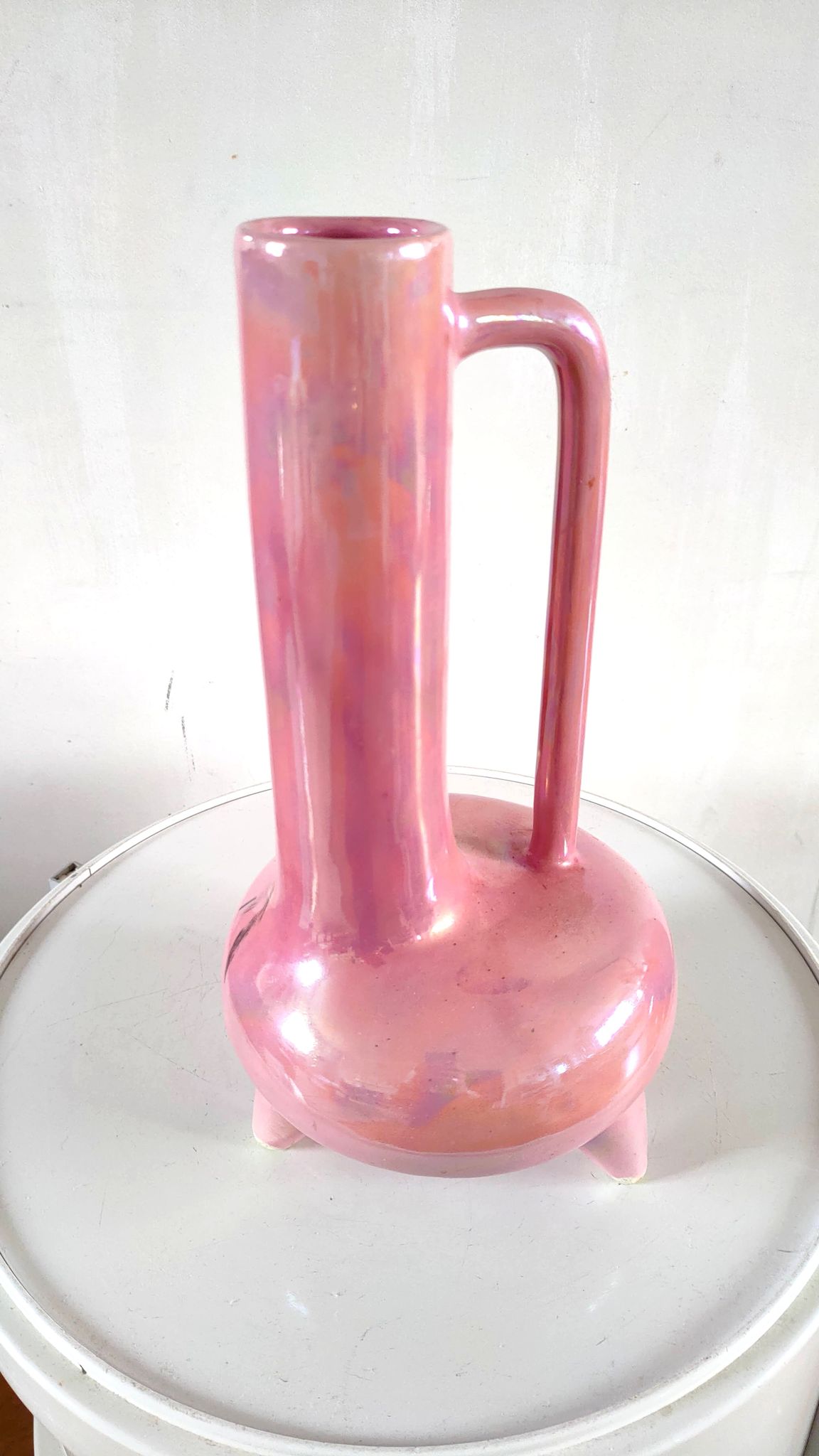 Tripod ceramic vase design 70s
