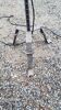 Brutalist iron lamppost of the 1960s
