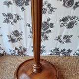 Cherry wood floor lamp