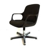 Set of 5 Chromcraft office armchairs