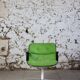 Green executive armchair by Charles Pollock for Knoll, 1960