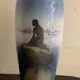Vase danois en porcelaine, la petite sirène de Royal Copenhagen Langelinie, 1970