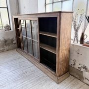 XXL industrial sideboard with glass doors