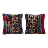 Set of 2 vintage Turkish cushion covers 41x41 cm