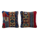 Set of 2 vintage Turkish cushion covers 41x41 cm