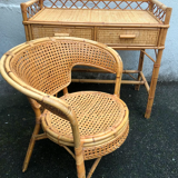Rattan desk