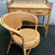Rattan desk