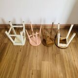 Set of 4 mismatched stools