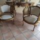Salon Louis XV three pieces in golden wood