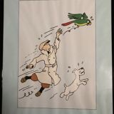 Grande affiche, Les aventures de Tintin, L'oreille Cassée