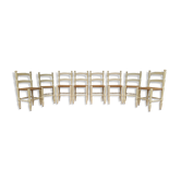 Vintage 50s vintage repatinées antique chairs