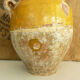 Vernified yellow candied pot