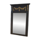 1930s Art Deco solid oak and beveled glass mirror