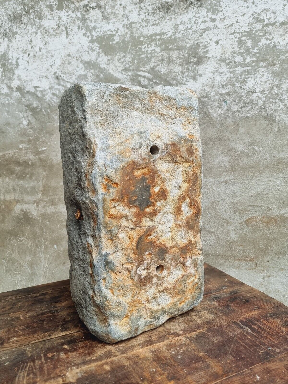 Antique washbasin trough bluestone 18th century