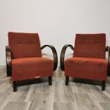 Pair of armchairs by Jindrich Halabala