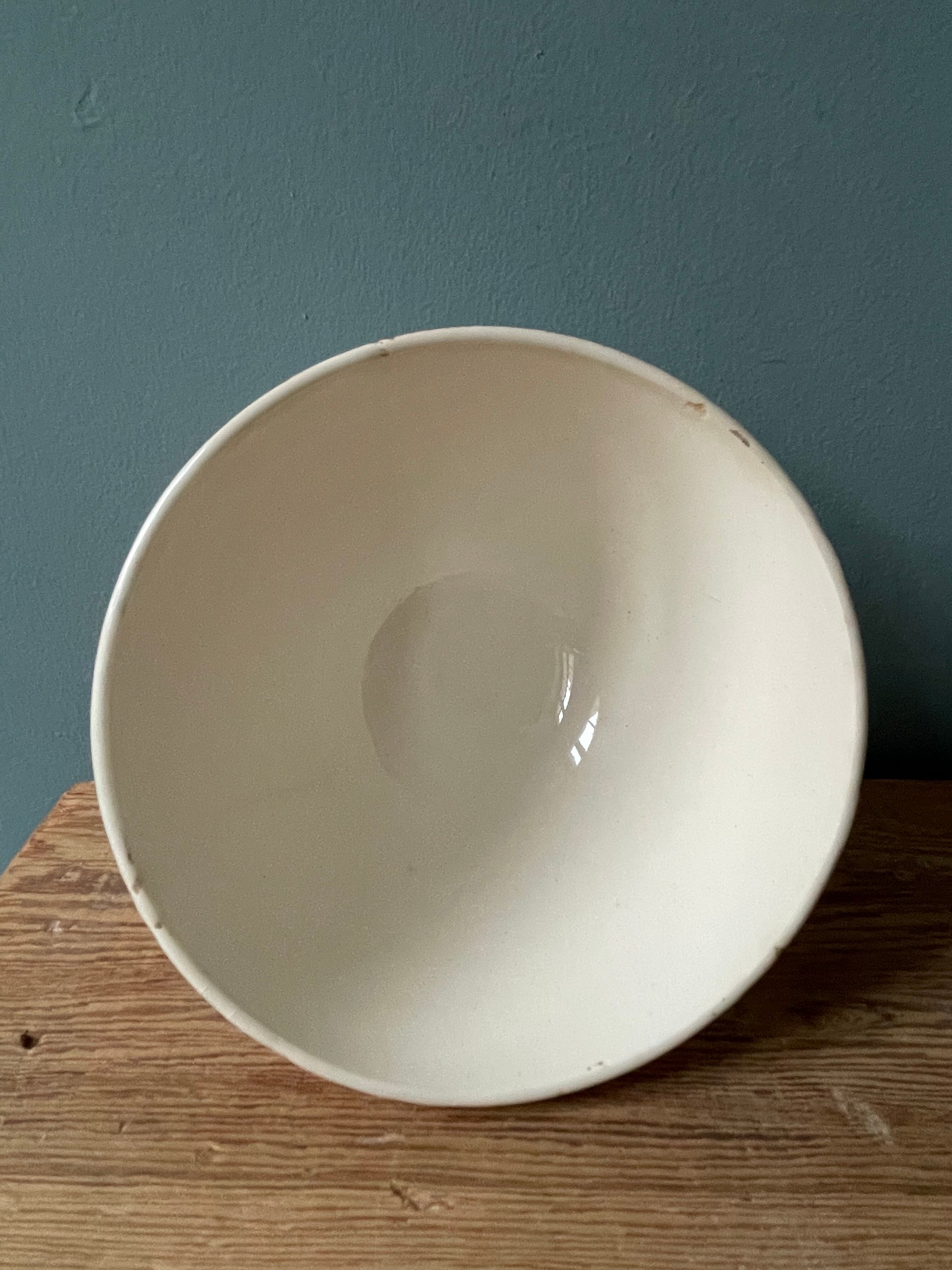 Set of 5 vintage badonviller earthenware bowls