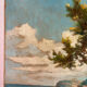 Oil on canvas Roquebrune-Cap-Martin, signed Émile Tatin