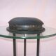 Lampe métal et verre de Robert Sonneman