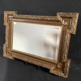 Napoleon III-style bevelled mirror 80x56cm