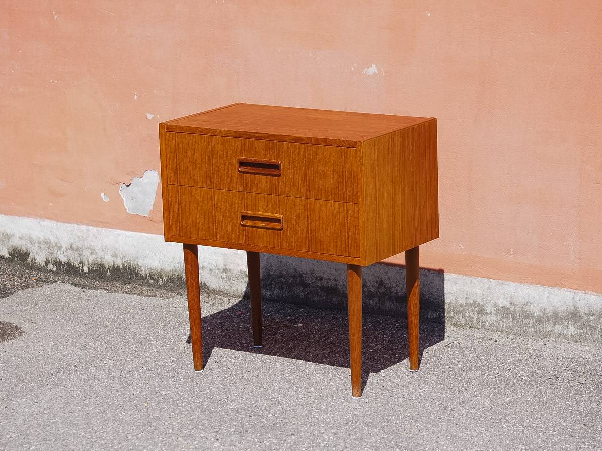 Danish vintage teak chest of drawers from 1960s