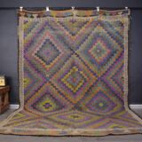 Oushak Vintage Floor Kilim sku1885