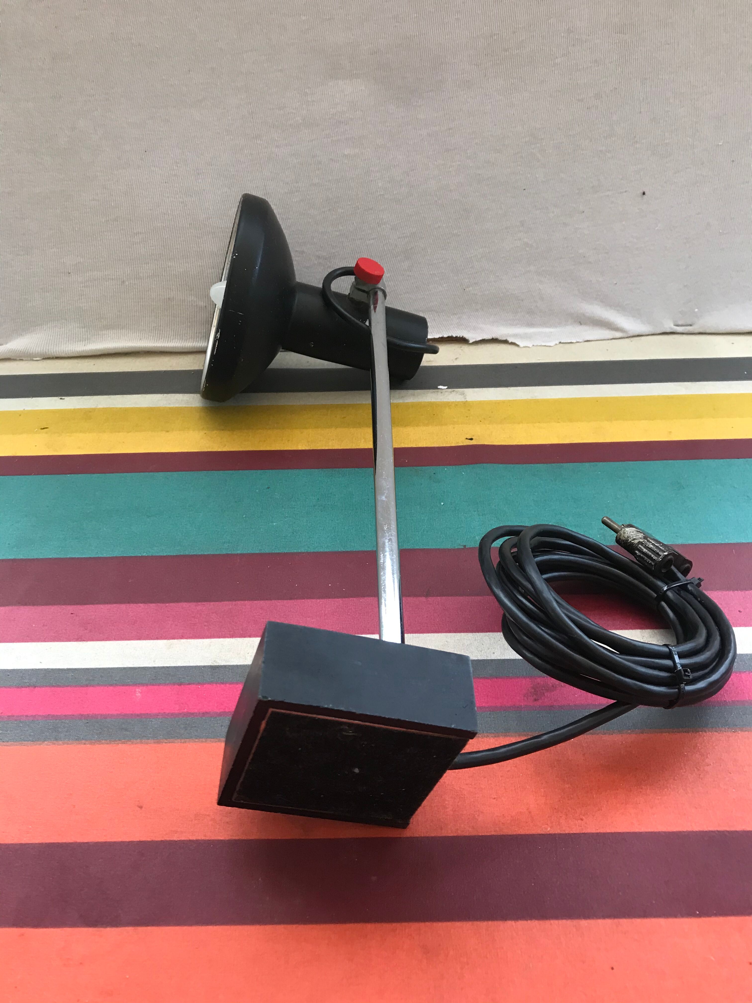 Black table lamp