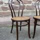 Pair of chairs bentwood Fischel Nr 18 vintage 1920