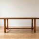 Traditional solid wood dining table