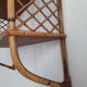 Vintage rattan floor