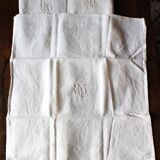 Set of 6 MBG butterfly damask napkins