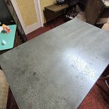 Industrial furniture with sliding flaps