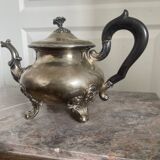 Antique Silver-Plated Victorian Teapot