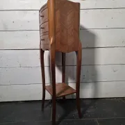 Louis XV style bedside table in marquetry