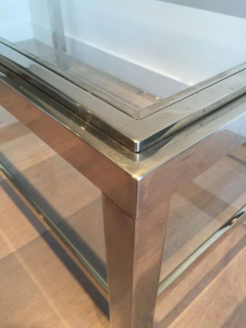 Chrome coffee table