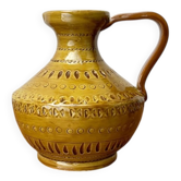 Carafe en poterie italienne du milieu du siècle par Aldo Londi pour Bitossi, années 1960