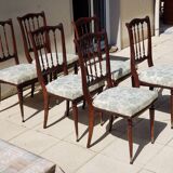 Set of 6 Napoleon III chairs