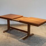 Table basse extensible en bois courbé vintage par Drevopodnik Holesov, 70's