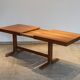 Vintage bentwood extendable coffee table by Drevopodnik Holesov, 70's