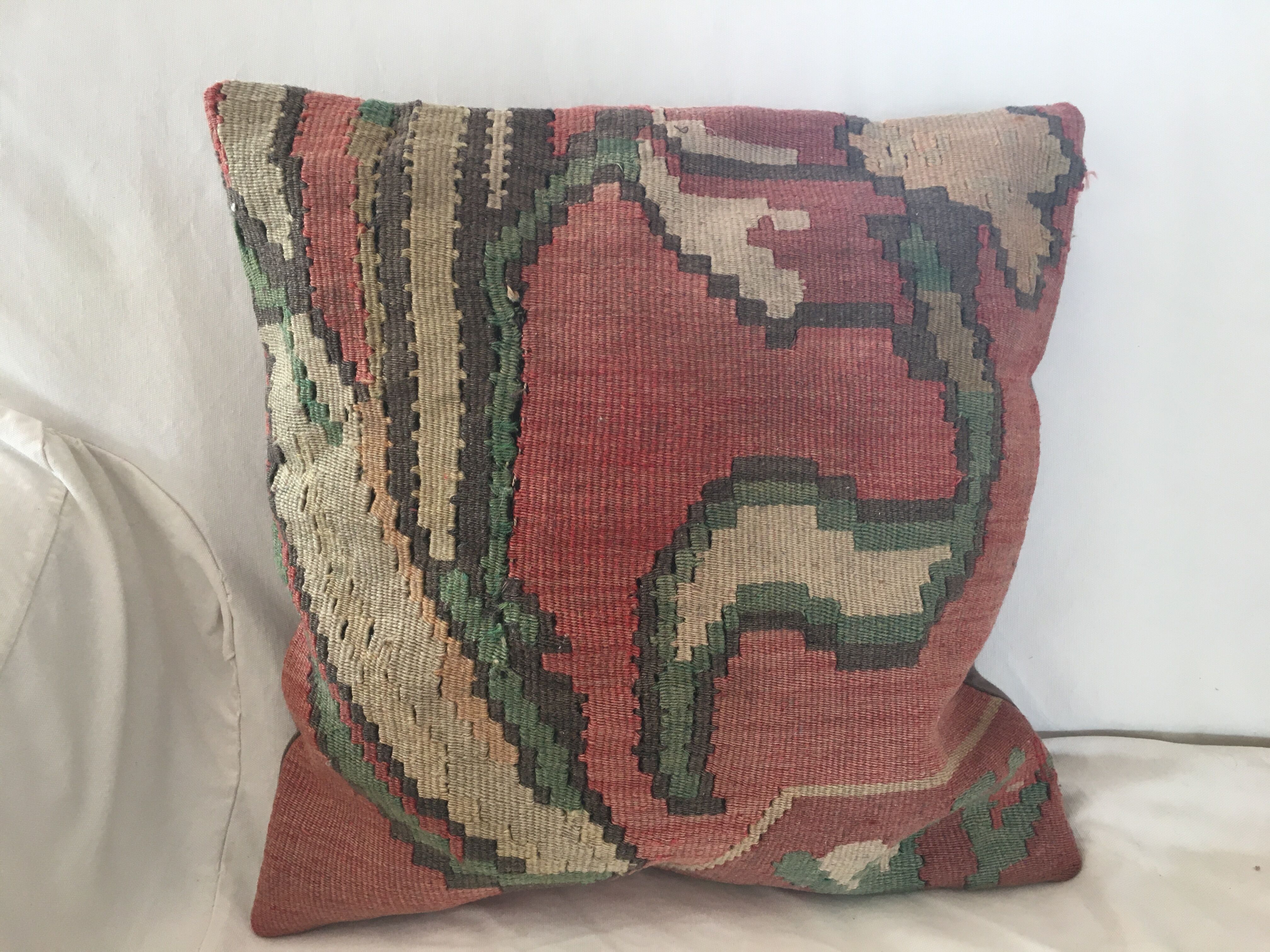 Lot of two Kilim cushion covers, 40-40cm