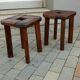 Pair stools by Olof Ottelin for Stockmann, Finnland 1958
