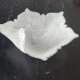 Frosted blown glass bowl from "Creazioni Silvestri Arte Murano