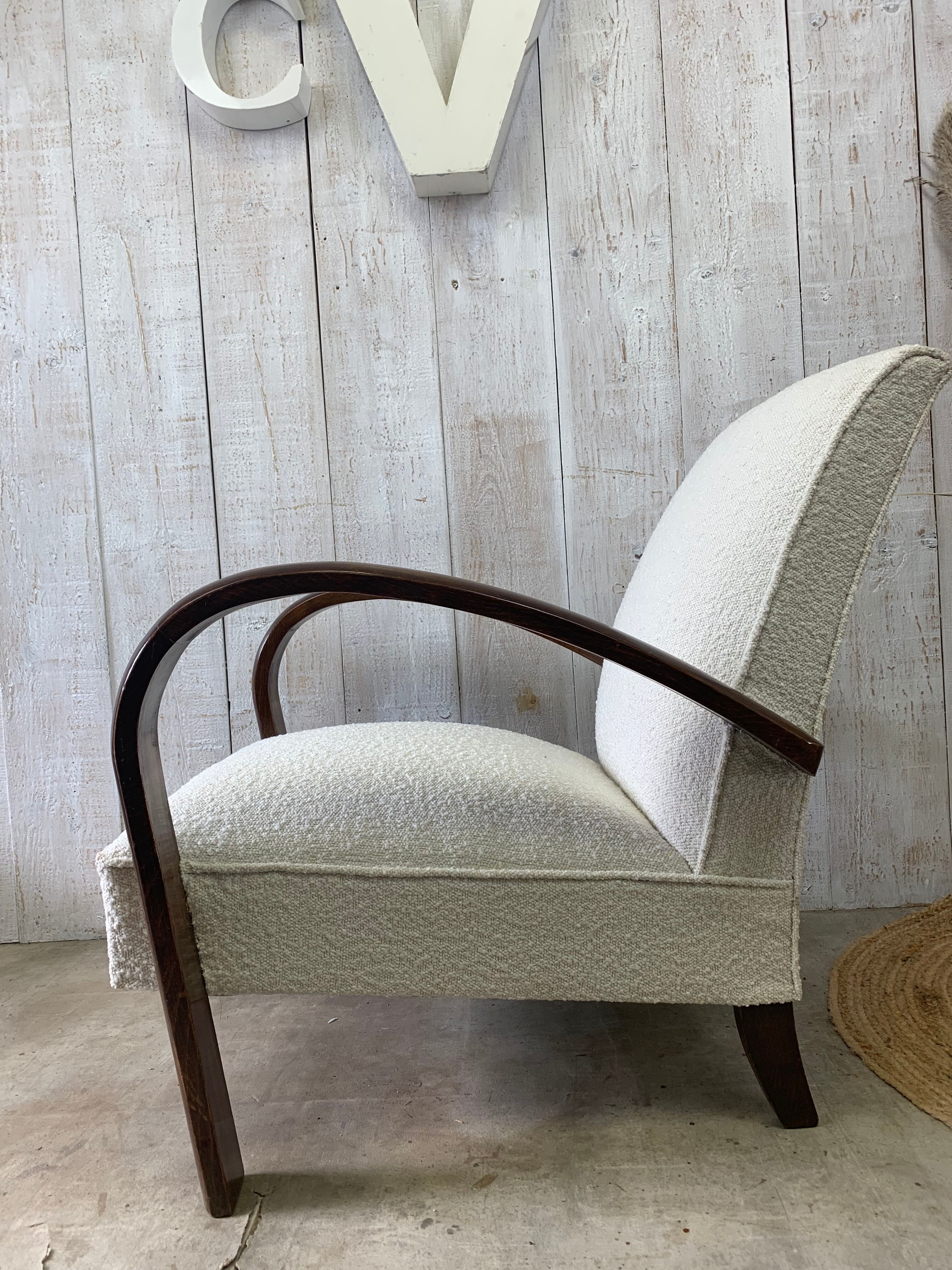 Fauteuil des années 50 restauré